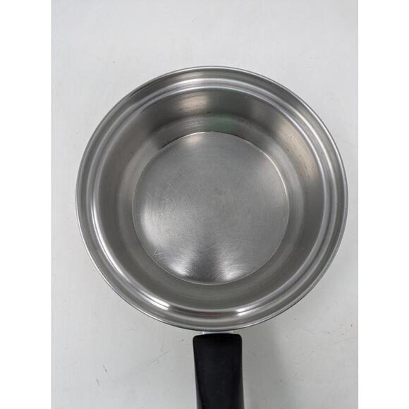 COOK-O-MATIC 1 qt Sauce Pan With Lid 18-8 5 PLY Stainless Steel USA Made 7” - Picture 3 of 8